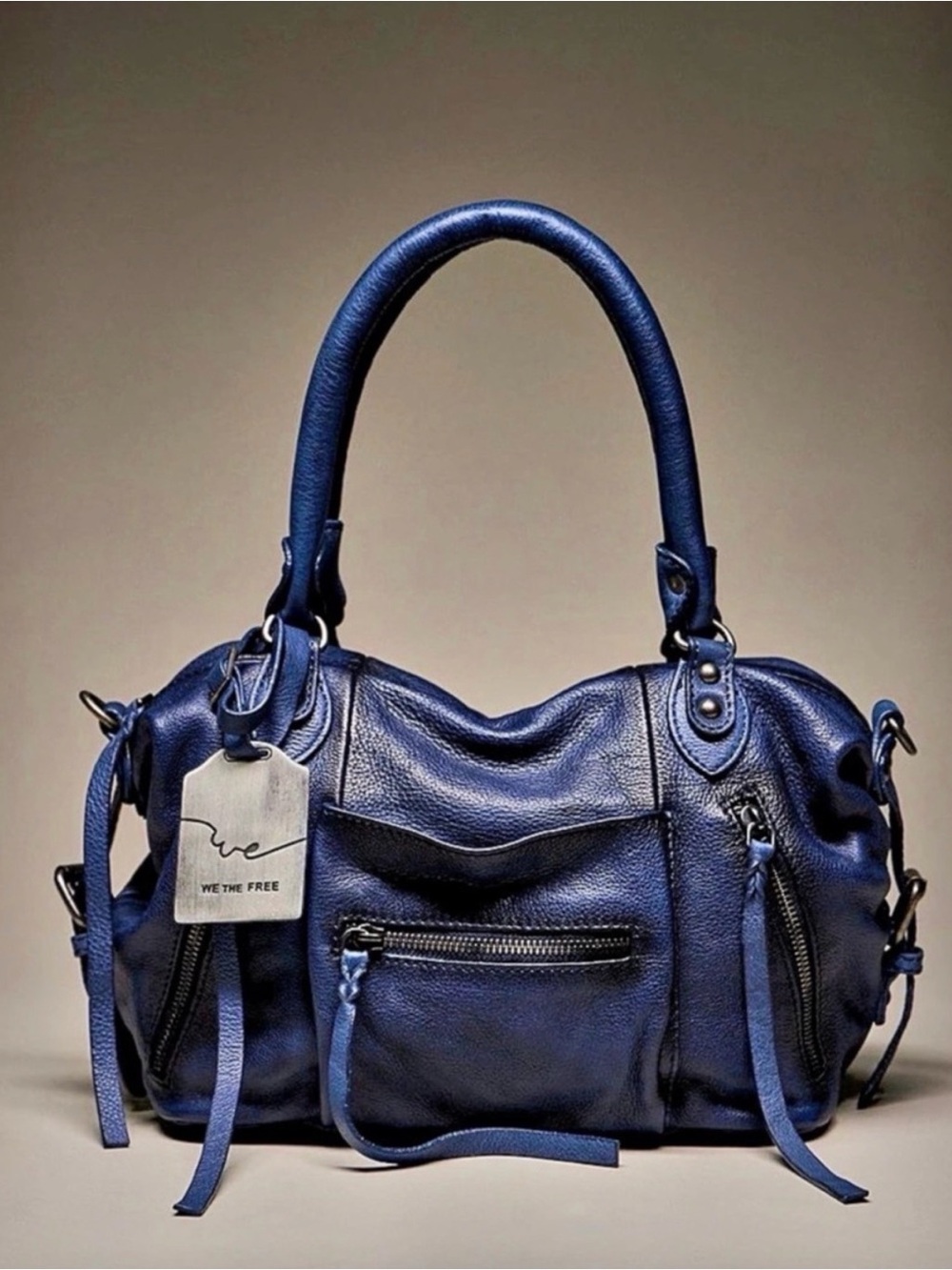 We The Free baby Emerson tote Navy Blue NWT